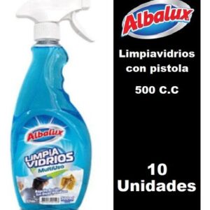 Caja 10 Limpiavidrios Con Pistola 500cc C/u