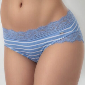 Pantaleta Mujer Lady Genny C-965 Cotton Spandex Con Encaje