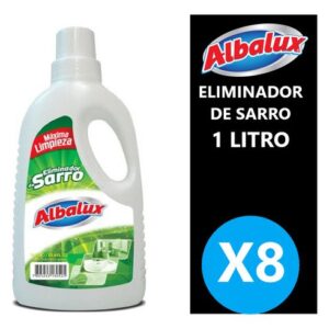 Caja 8 Unidades De Eliminador De Sarro 1 Litro
