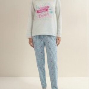Pijama Mujer Lady Genny J-715 Cotton Estampado