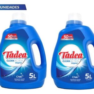 Pack 2 Detergentes Líq. Tadea Clean Action Bidón 5 Lts C/u