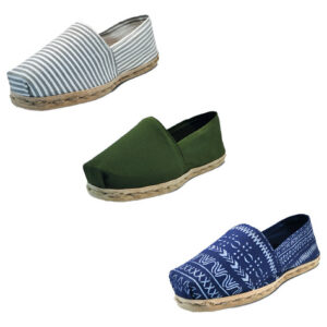 Tripack Alpargata Ray Gr/blan, Verde Militar Y Azul Étnico