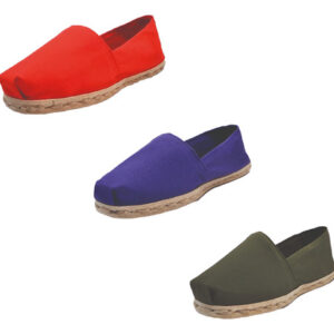Tripack Alpargata Rojo, Morado Y Verde Militar