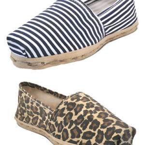 Pack Alpargata Rayado Azul/blanco - Animal Print