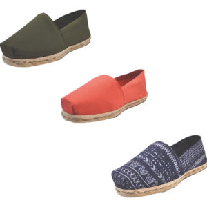 Tripack Alpargata Verde Militar, Terracota Y Azul Étnico