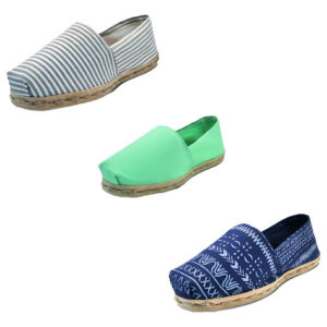 Tripack Alpargata Ray Gr/blan, Turquesa Y Azul Étnico