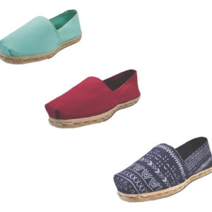 Tripack Alpargata Turquesa, Burdeo Y Azul Étnico