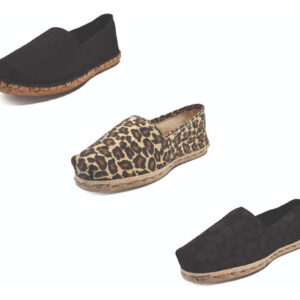 Tripack Alpargata Negro Goma, Animal Pr Y Animal Pr Neg