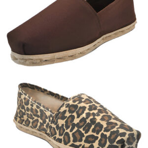 Pack Alpargata Café - Animal Print