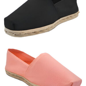 Pack Alpargata Negro - Coral