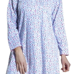 Camisón Mujer Monamour 232 Te Estampado Flores Con Botones