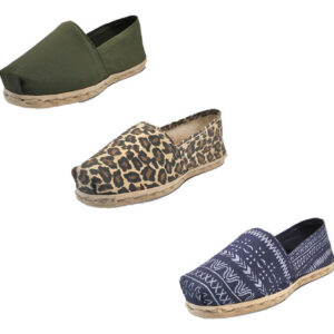 Tripack Alpargata Verde Militar, Anim Prin Y Azul Étnico
