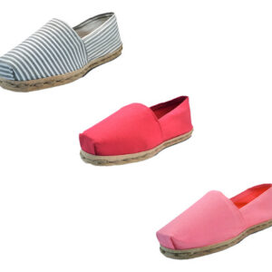 Tripack Alpargata Ray Gr/blan, Terracota Y Coral