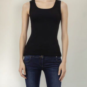 Tripack Camiseta Mujer Ladygenny K-729 Cotton Rib Sin Mangas