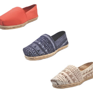 Tripack Alpargata Terracota, Azul Étnico Y Crudo Étnico