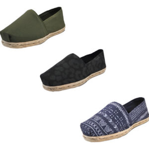 Tripack Alpargata Verde Militar, Anim Prin Ng Y Azul Étnico