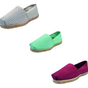 Tripack Alpargata Ray Gr/blan, Turquesa Y Burdeo