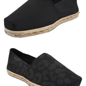 Pack Alpargata Negro - Animal Print Negro
