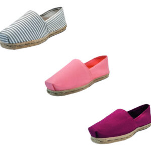 Tripack Alpargata Ray Gr/blan, Coral Y Burdeo