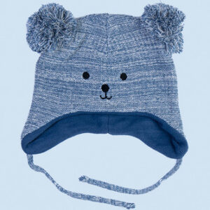 Pack Gorro Bebe Lady Genny Bb-151 Tejido Con Forro Polar