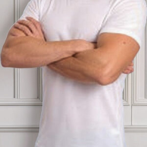 Polera Hombre Monamour 35 Ribb M/corta Escote Redondo