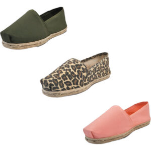 Tripack Alpargata Verde Militar, Anim Prin Y Coral