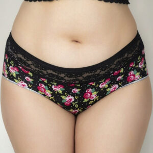 Cuadro Mujer Microfibra Y Encaje Lady Genny + Size C-441