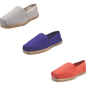 Tripack Alpargata Ray Gr/blan, Morado Y Terracota