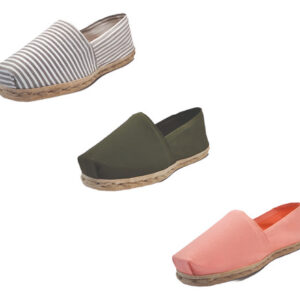 Tripack Alpargata Ray Gr/blan, Verde Militar Y Coral