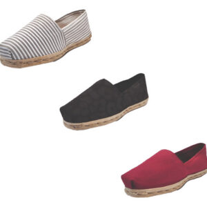 Tripack Alpargata Ray Gr/blan, Anim Prin Ng Y Burdeo