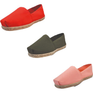 Tripack Alpargata Rojo, Verde Militar Y Coral