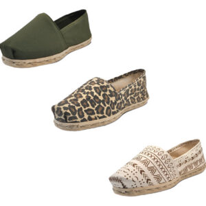Tripack Alpargata Verde Militar, Anim Prin Y Crudo Étnico