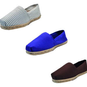 Tripack Alpargata Ray Gr/blan, Morado Y Café