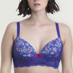Sosten Mujer Lady Genny S-687c Microfibra & Encaje Con Soft