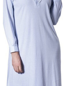 Camisón Mujer Monamour 111 Acanalado Bordado Algodón
