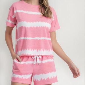 Pijama Mujer Lady Genny J-815 Cotton Tie Dye Rosado M