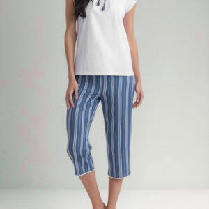 Pijama Mujer Lady Genny J-805 Cotton & Viscosa Blanco M