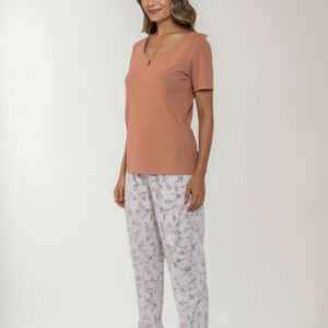 Pijama Mujer Lady Genny J-905 Cotton Ocre S