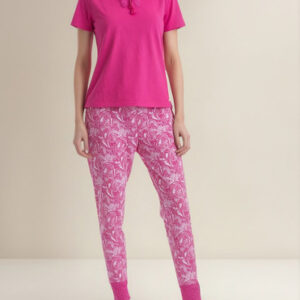Pijama Mujer Lady Genny J-739 Cotton Estampado Frambuesa L