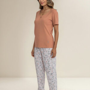 Pijama Mujer Lady Genny J-905 Cotton Ocre Xxl
