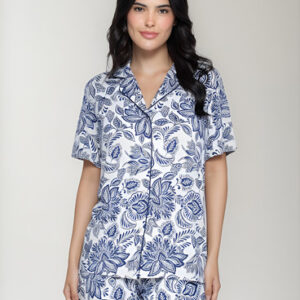 Pijama Mujer Lady Genny J-903 Fantasia Azul M