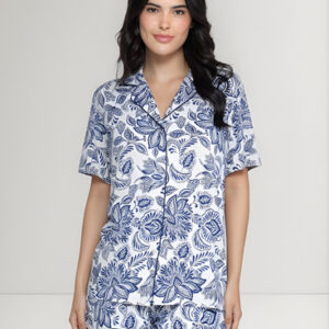 Pijama Mujer Lady Genny J-903 Fantasia Azul L